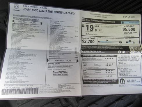 Used 2023 RAM 1500 Laramie AWD/4WD image 42