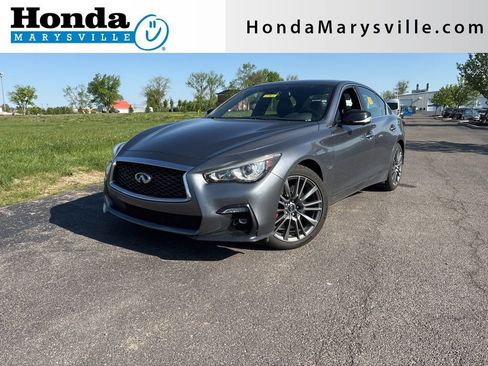 Used 2019 INFINITI Q50 Red Sport 400 w/ Proactive Package image 1