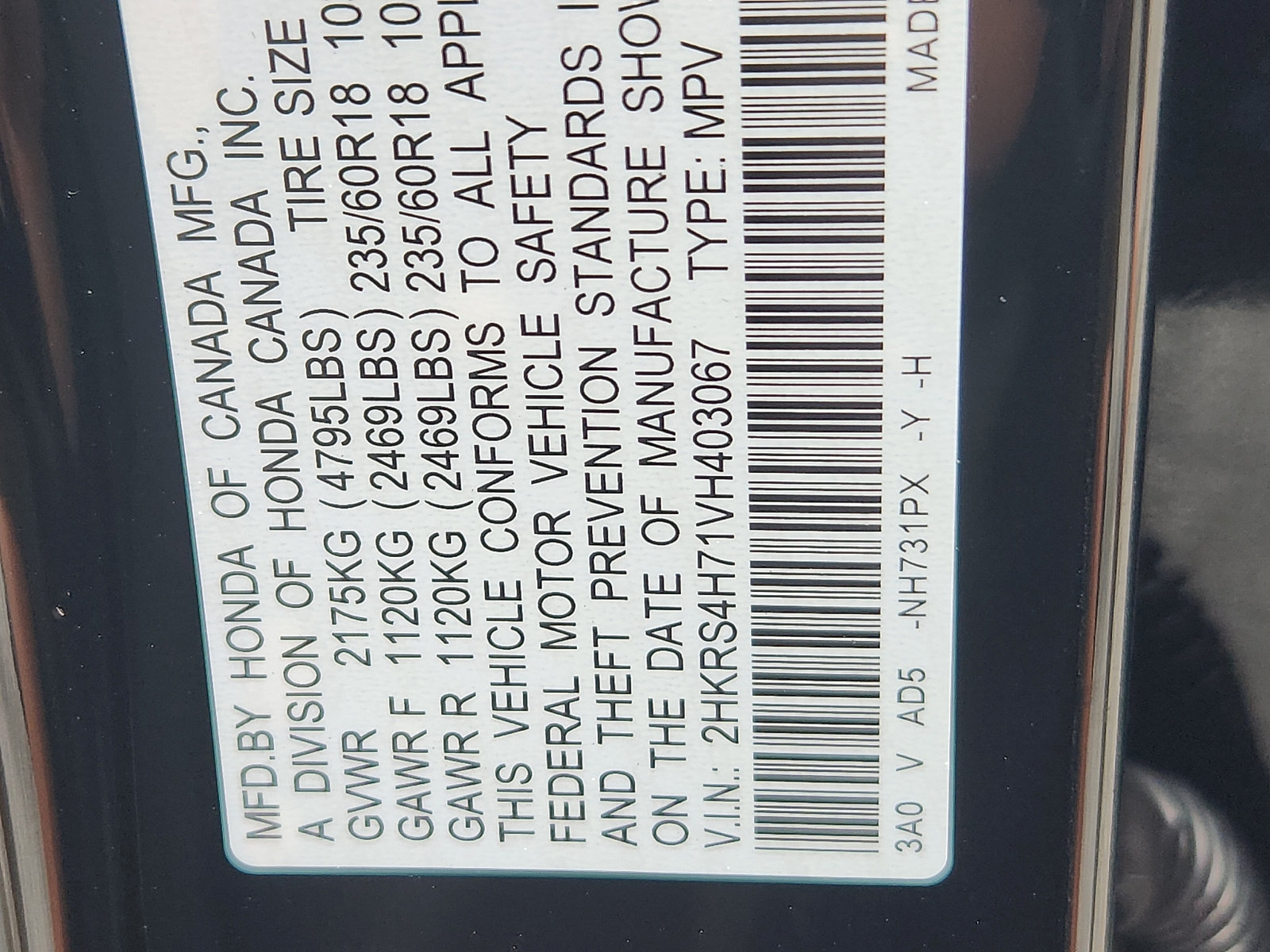 New 2027 Honda CR-V EX-L image 18