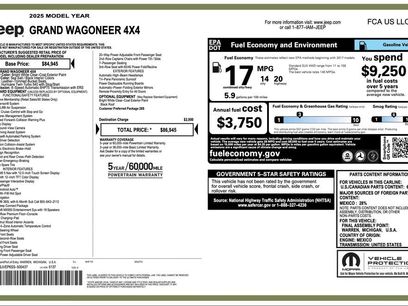 Certified 2025 Jeep Grand Wagoneer 4WD
