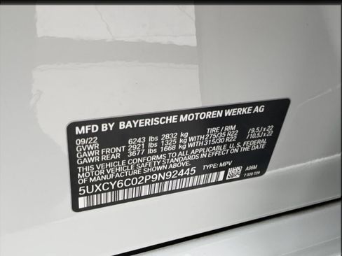 Used 2023 BMW X6 xDrive40i w/ M Sport Package AWD/4WD image 56
