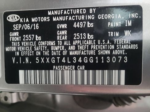 Used 2016 Kia Optima LX image 33