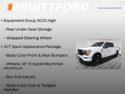 Used 2023 Ford F150 XLT w/ Equipment Group 302A High image 19