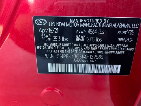 Used 2021 Hyundai Sonata N Line image 40