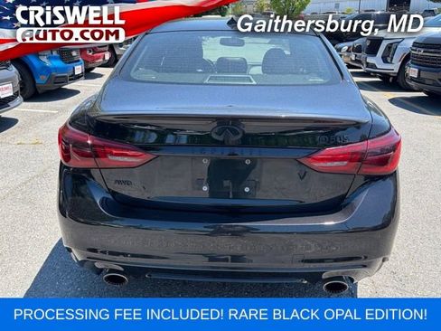 Used 2023 INFINITI Q50 Red Sport 400 w/ Black Opal Edition AWD/4WD image 4