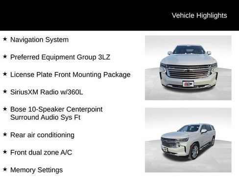 Certified 2023 Chevrolet Tahoe High Country image 13