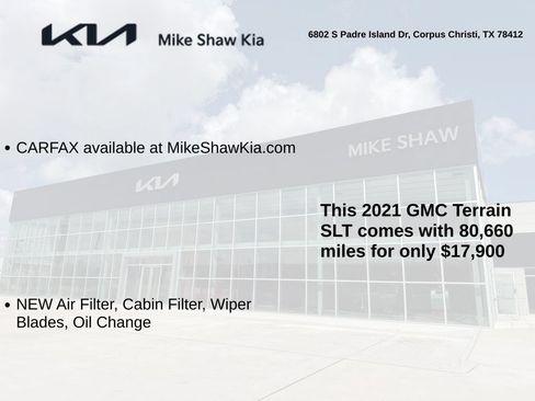 Used 2021 GMC Terrain SLT FWD image 3