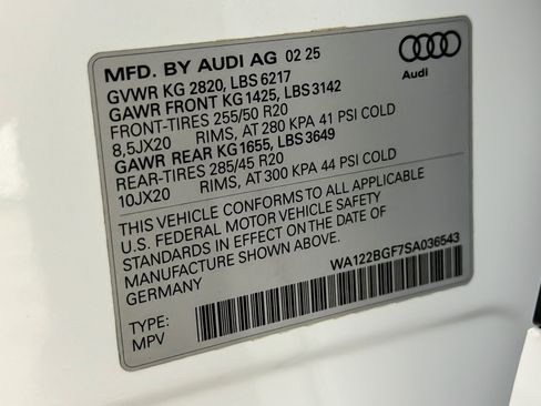 Certified 2025 Audi Q6 e-tron Premium Plus w/ Premium Plus image 28