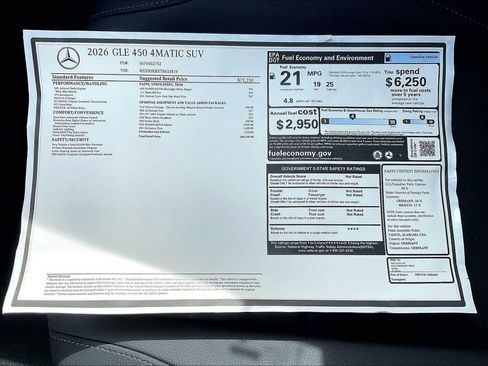New 2026 Mercedes-Benz GLE 450 4MATIC image 19