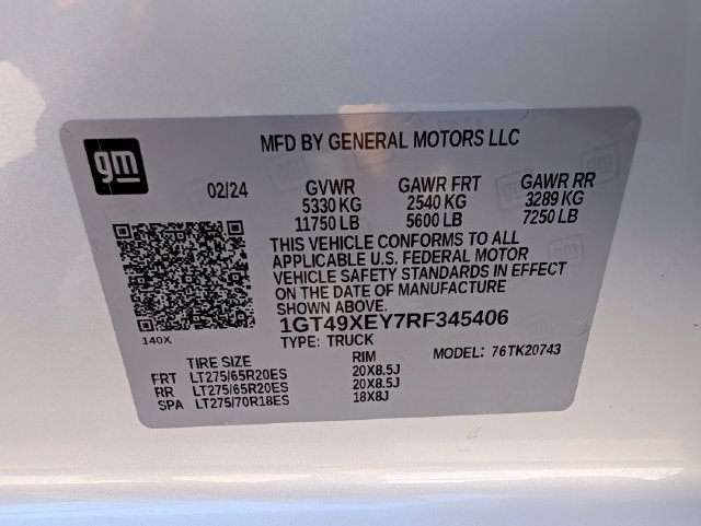 Used 2024 GMC Sierra 2500 Denali Ultimate w/ Max Trailering Package AWD/4WD image 30