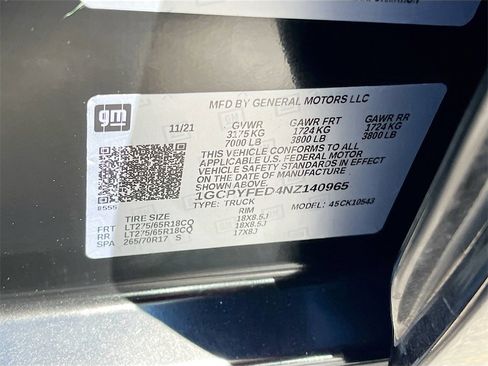 Used 2022 Chevrolet Silverado 1500 LT Trail Boss w/ Convenience Package II image 33