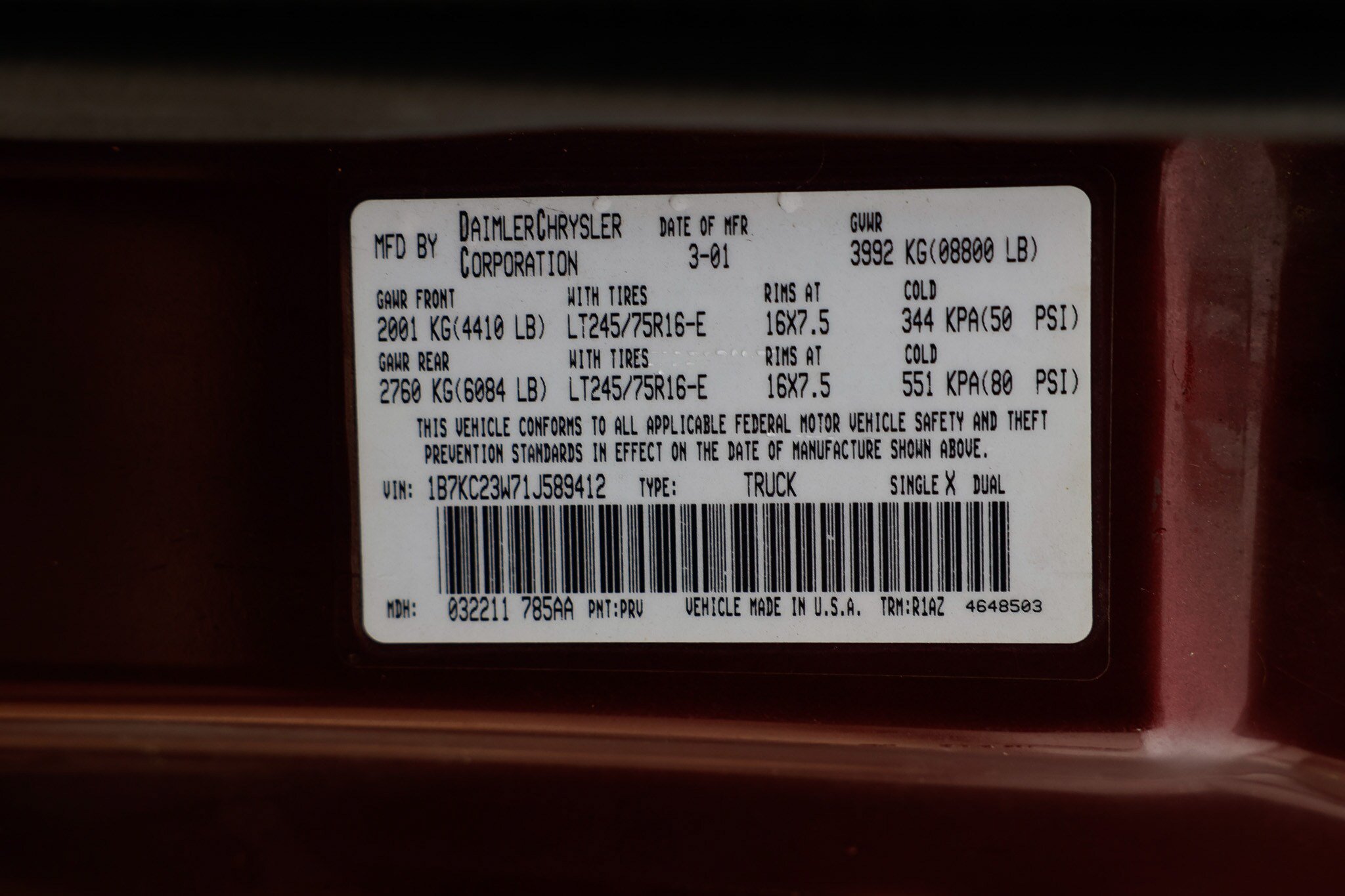 Used 2001 Dodge Ram 2500 Truck 2WD Quad Cab image 45