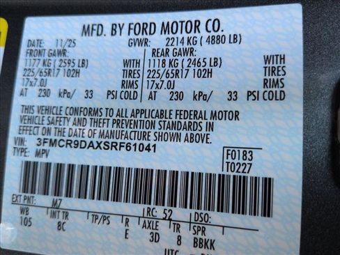 New 2025 Ford Bronco Sport Badlands image 17