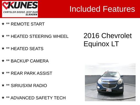 Used 2016 Chevrolet Equinox LT w/ Convenience Package image 3