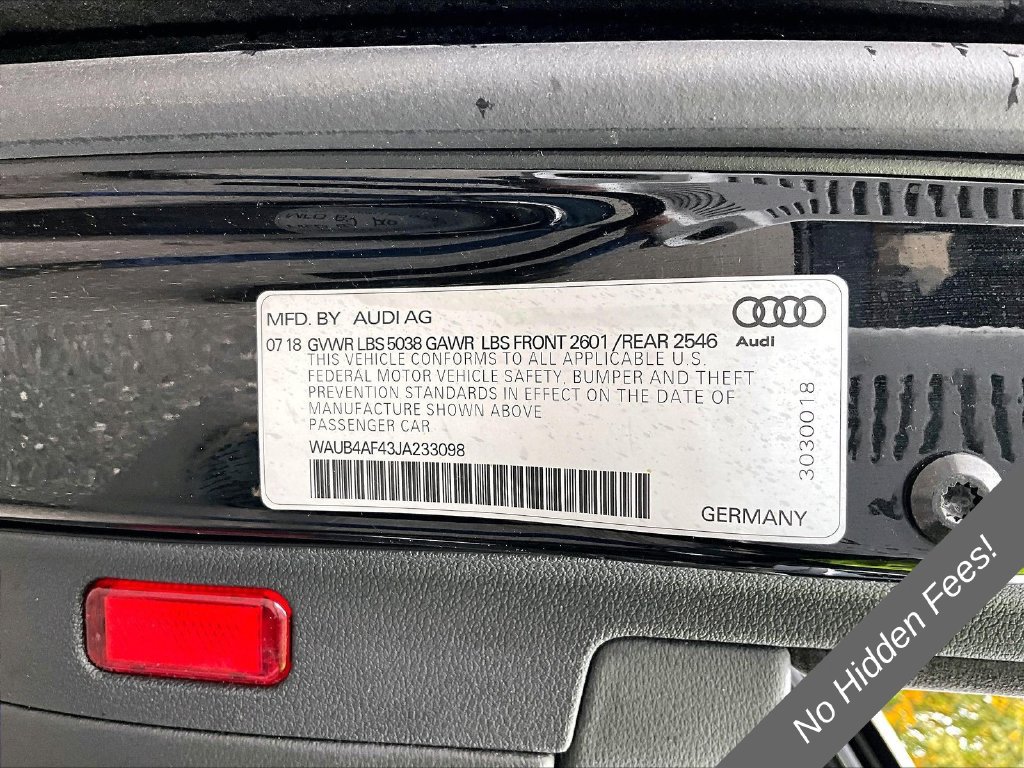 Used 2018 Audi S4 Premium Plus w/ Navigation Package AWD/4WD image 27