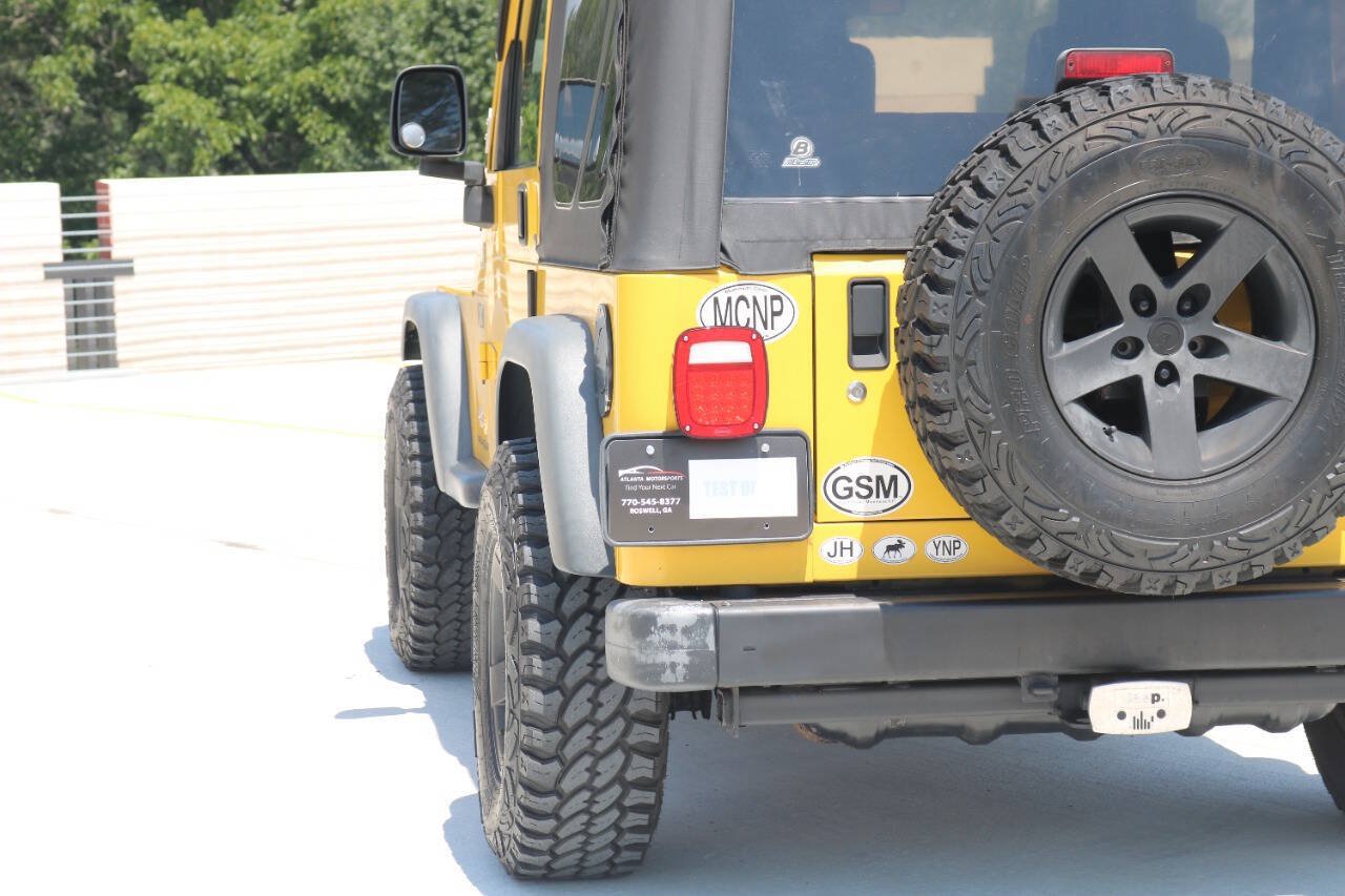 Used 2004 Jeep Wrangler X w/ Convenience Group AWD/4WD image 65