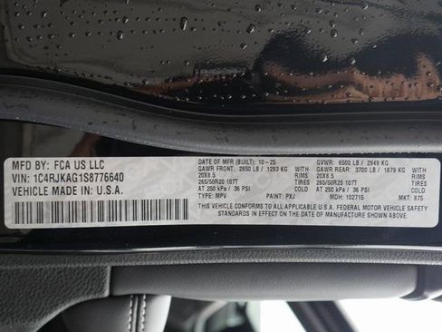 New 2025 Jeep Grand Cherokee L Altitude AWD/4WD image 30