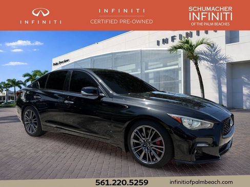 Used 2023 INFINITI Q50 Red Sport 400 RWD image 1