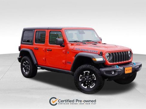 Certified 2025 Jeep Wrangler Unlimited Rubicon 4xe w/ Safety Group image 1