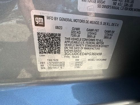 Used 2023 Chevrolet Silverado 1500 Custom Trail Boss image 33