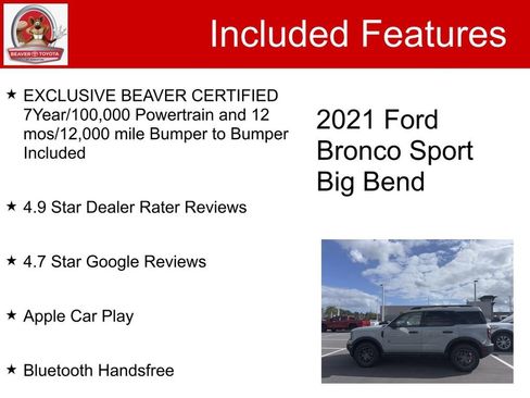 Used 2021 Ford Bronco Sport Big Bend image 5