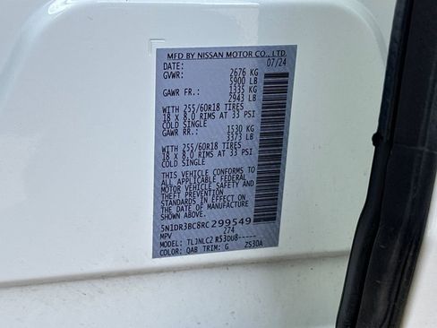 Used 2024 Nissan Pathfinder SV AWD/4WD image 31