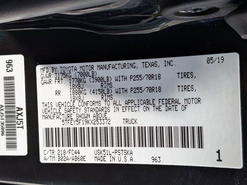 Used 2019 Toyota Tundra SR5 w/ SR5 Upgrade Package RWD image 23