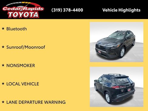 Certified 2026 Toyota Corolla Cross LE w/ Moonroof Package AWD/4WD image 16