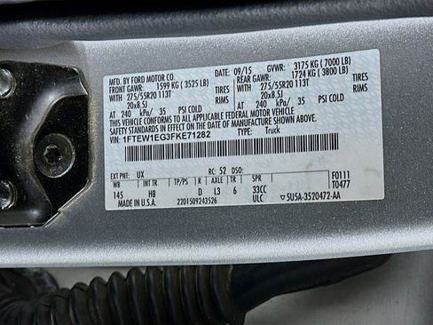 Used 2015 Ford F150 Lariat w/ Equipment Group 502A Luxury image 12