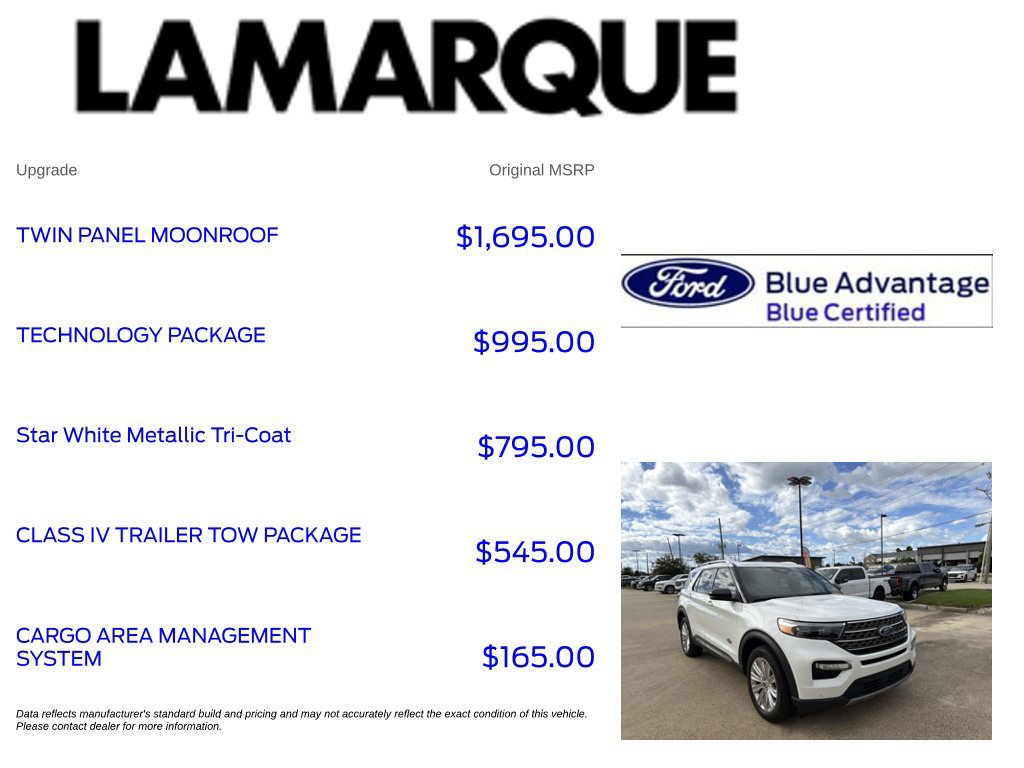 Certified 2024 Ford Explorer King Ranch w/ Technology Package AWD/4WD image 10