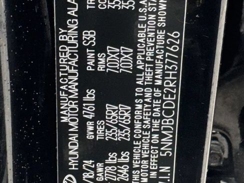 Certified 2024 Hyundai Tucson SEL AWD/4WD image 10
