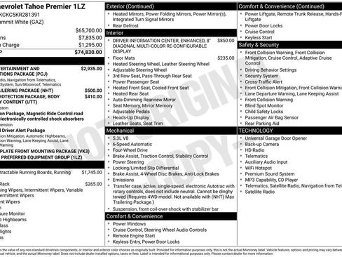 Used 2019 Chevrolet Tahoe Premier AWD/4WD image 36