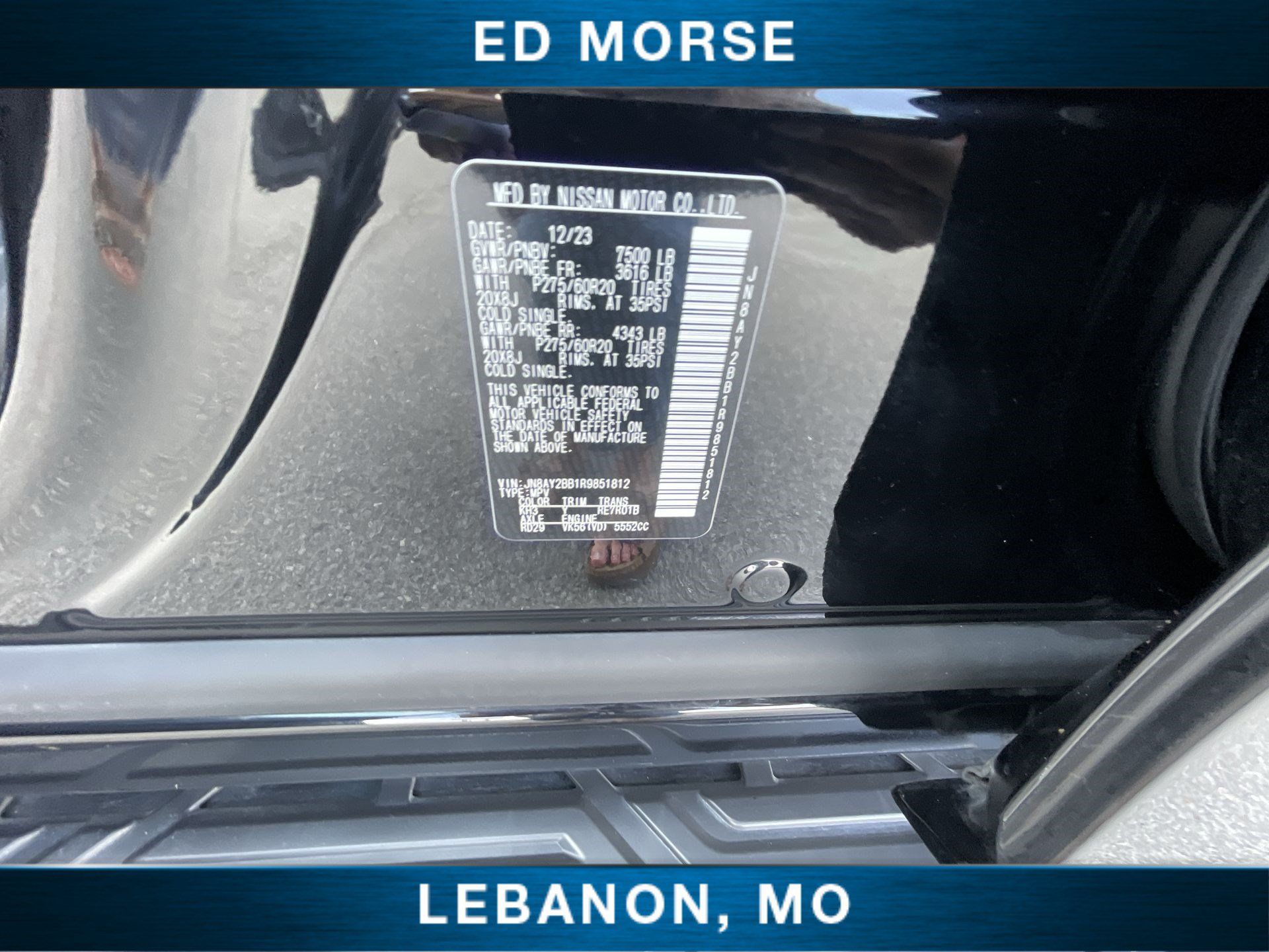 Used 2024 Nissan Armada SL w/ Midnight Edition Package AWD/4WD image 32