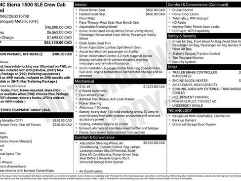 Used 2016 GMC Sierra 1500 SLE w/ Suspension Package, Off-Road AWD/4WD image 34