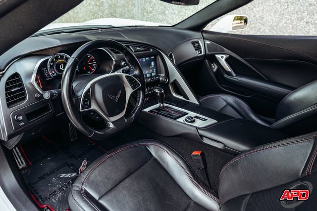 Used 2017 Chevrolet Corvette Stingray Coupe w/ Carbon Flash Badge Package RWD image 2