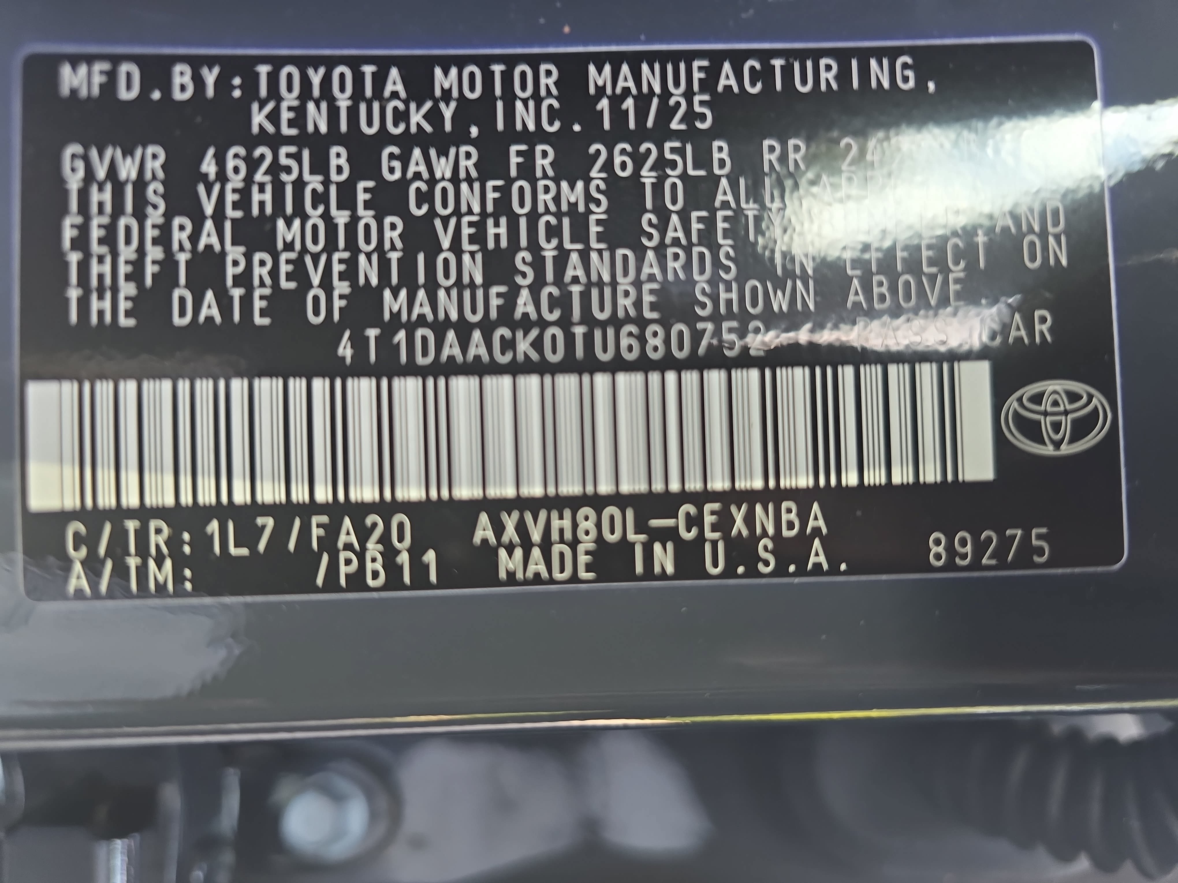 Used 2026 Toyota Camry LE w/ Convenience Package FWD image 35
