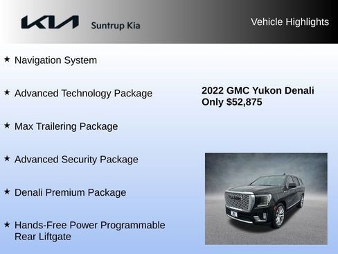 Used 2022 GMC Yukon Denali w/ Denali Premium Package image 8