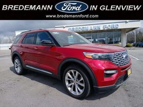 Certified 2023 Ford Explorer Platinum w/ Technology Package AWD/4WD image 1
