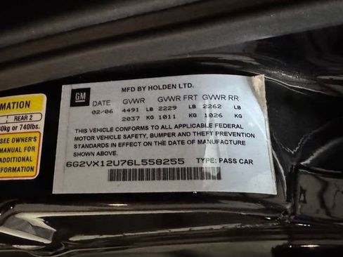 Used 2006 Pontiac GTO RWD image 34