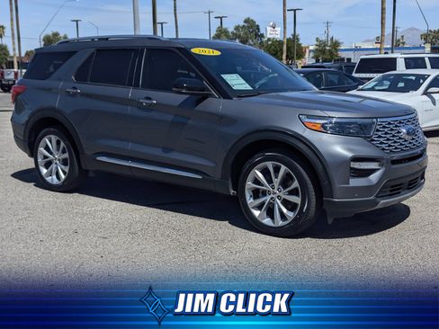 Certified 2021 Ford Explorer Platinum w/ Equipment Group 601A AWD/4WD image 1