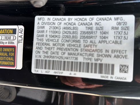 Used 2020 Honda CR-V LX image 39