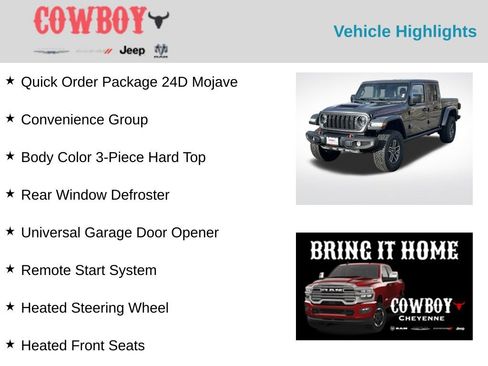 New 2026 Jeep Gladiator Mojave image 2