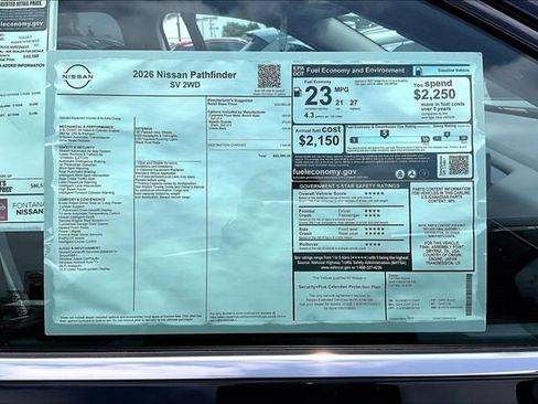 New 2026 Nissan Pathfinder SV FWD image 12