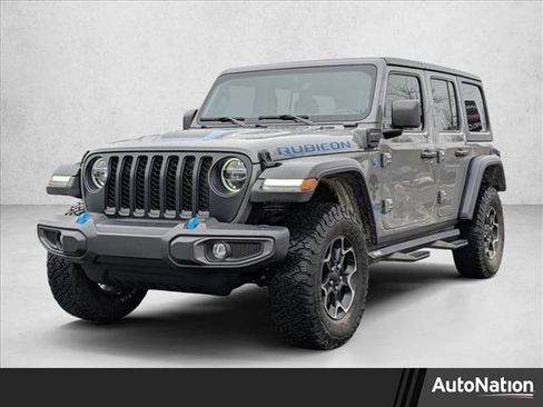 Used 2021 Jeep Wrangler Unlimited Rubicon 4xe w/ Cold Weather Group image 1