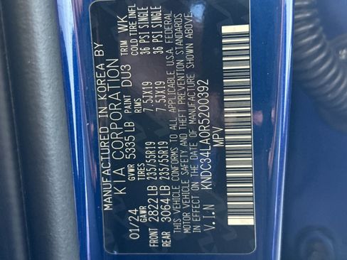 Used 2024 Kia EV6 Wind RWD image 29