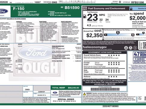 Used 2024 Ford F150 XLT w/ Equipment Group 303A High AWD/4WD image 31