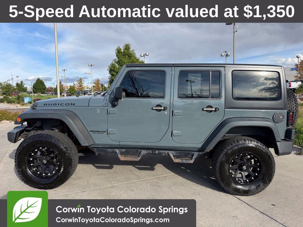 Used 2015 Jeep Wrangler Unlimited Rubicon w/ Connectivity Group AWD/4WD image 5