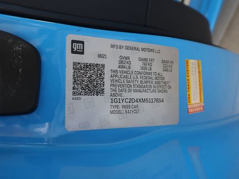 Used 2021 Chevrolet Corvette Stingray Premium Cpe w/ Z51 Performance Package image 51