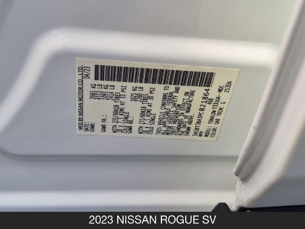 Certified 2023 Nissan Rogue SV FWD image 24