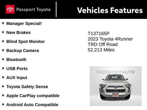 Used 2023 Toyota 4Runner TRD Off-Road image 9